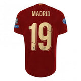 LFC MENS EUROPEAN HOME SHIRT 19/20 - UCL GOLD - MADRID 19
