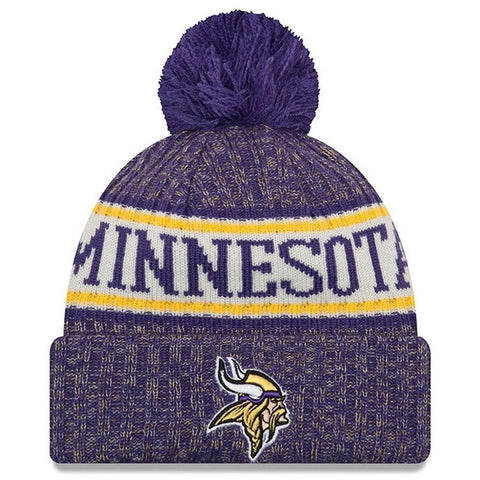 Minnesota Vikings New Era 2019 Cold Weather Knit Hat – Purple