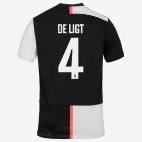 Matthijs De Ligt #4 Juventus Home Soccer Jersey 2019-20 Jersey