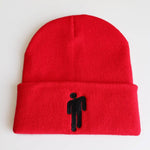 2019 Billie Eilish Beanie Knitted Hats Unisex Solid Hip-hop Skullies Knitted Winter Hat 12 Colours Outdoor Casual Sport Cap