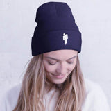2019 Billie Eilish Beanie Knitted Hats Unisex Solid Hip-hop Skullies Knitted Winter Hat 12 Colours Outdoor Casual Sport Cap