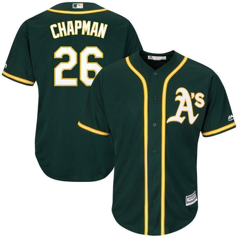 Matt Chapman Oakland Athletics Majestic Alternate Cool Base Player Replica Jersey - Green