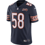 Roquan Smith Chicago Bears Nike NFL 100th Season Limited Jersey - Navy