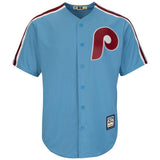 Rhys Hoskins Philadelphia Phillies Majestic Alternate Official Cool Player Jersey - Light Blue