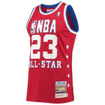 Men's Eastern Conference Michael Jordan Mitchell & Ness Red Hardwood Classics 1989 NBA All-Star Game Jersey