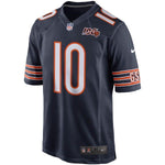 Mitchell Trubisky Chicago Bears Nike 100th Season Game Jersey - Navy