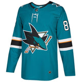 Brent Burns San Jose Sharks adidas Player Jersey - Teal