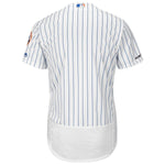 New York Mets Majestic Home Flex Base Collection Team Jersey - White/Royal