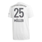 Thomas Müller Bayern Munich Away Soccer Jersey 2019-20 – White