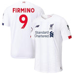 Roberto Firmino Liverpool New Balance Away Soccer Jersey 2019-20 – White