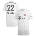 Serge Gnabry Bayern Munich Away Soccer Jersey 2019-20 – White