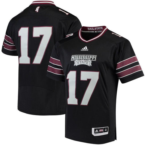 Mississippi State Bulldogs adidas Premier Football Jersey - Black