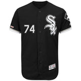 Eloy Jimenez Chicago White Sox Majestic Flex Base Collection Player Jersey – Black/White
