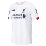 Roberto Firmino Liverpool New Balance Away Soccer Jersey 2019-20 – White