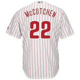 Andrew McCutchen Philadelphia Phillies Majestic Official  Jersey – White/Scarlet