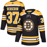 Men's Boston Bruins Patrice Bergeron adidas Black Authentic Player Jersey