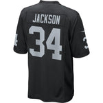 Oakland Raiders Nike Bo Jackson Retired Player Game Jersey - Black