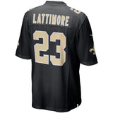 Marshon Lattimore New Orleans Saints Nike Event Game Jersey - Black