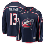 Men's Columbus Blue Jackets Cam Atkinson Fanatics Branded Navy Home Premier Breakaway Player Jersey