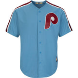 Mike Schmidt Philadelphia Phillies Majestic Cooperstown Jersey - Light Blue