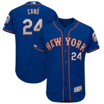 Robinson Cano New York Mets Majestic Alternate Collection Flex Base Player Jersey – Royal/White