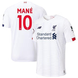 Sadio Mané Liverpool New Balance Away Soccer Jersey 2019-20 – White