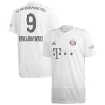 Robert Lewandowski Bayern Munich Away Soccer Jersey 2019-20 – White