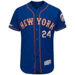 Robinson Cano New York Mets Majestic Alternate Collection Flex Base Player Jersey – Royal/White