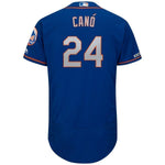 Robinson Cano New York Mets Majestic Alternate Collection Flex Base Player Jersey – Royal/White