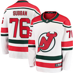 Men's New Jersey Devils P.K. Subban Fanatics Branded White Alternate Premier Breakaway Player Jersey