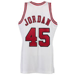 Men's Chicago Bulls Michael Jordan Mitchell & Ness White 1994-95 Home Jersey