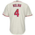 Yadier Molina St. Louis Cardinals Majestic Alternate Cool Base Player Jersey – Horizon Blue/Cream