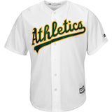 Matt Olson Oakland Athletics Majestic Home Official Cool Base Player Jersey - White