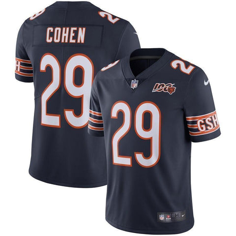 Tarik Cohen Chicago Bears Nike NFL 100th Season Limited Jersey - Navy