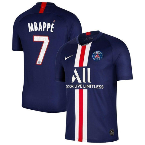 Kylian Mbappé Paris Saint-Germain Home Soccer Jersey 2019-20 – Navy