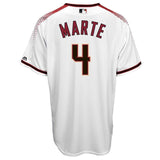 Ketel Marte Arizona Diamondbacks Majestic Home Cool Base Player Jersey – White