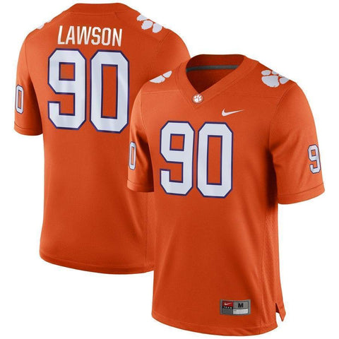 Shaq Lawson Clemson Tigers Game Jersey – Orange