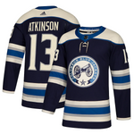 Men's Columbus Blue Jackets Cam Atkinson adidas Navy Alternate Player Jersey