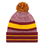 Washington Redskins New Era Team Knit Hat with Pom - Burgundy