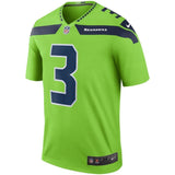 Russell Wilson Seattle Seahawks Nike Color Rush Legend Jersey - Neon Green