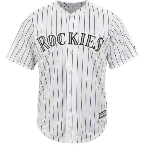 Nolan Arenado Colorado Rockies Majestic Home Official Cool Base Player Jersey - White/Purple