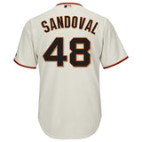 Pablo Sandoval San Francisco Giants Majestic Home Cool Base Player Jersey - Cream