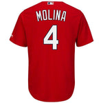 Yadier Molina St. Louis Cardinals Majestic Cool Base Player Jersey - Scarlet/White