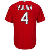 Yadier Molina St. Louis Cardinals Majestic Cool Base Player Jersey - Scarlet/White