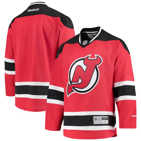 Men's New Jersey Devils Reebok Red Blank Premier Jersey