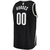 Rodions Kurucs Brooklyn Nets Fanatics Branded Fast Break Jersey - Icon Edition - Black