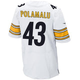 Troy Polamalu Pittsburgh Steelers Nike Elite Jersey - White