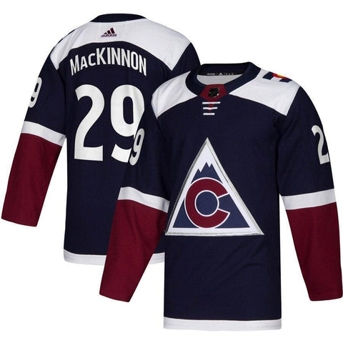 Nathan MacKinnon Colorado Avalanche adidas Alternate Player Jersey - Navy