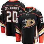 Nicolas Deslauriers Anaheim Ducks Fanatics Branded Breakaway Player Jersey - Black