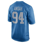 Ziggy Ansah Detroit Lions Nike Throwback Game Jersey - Blue